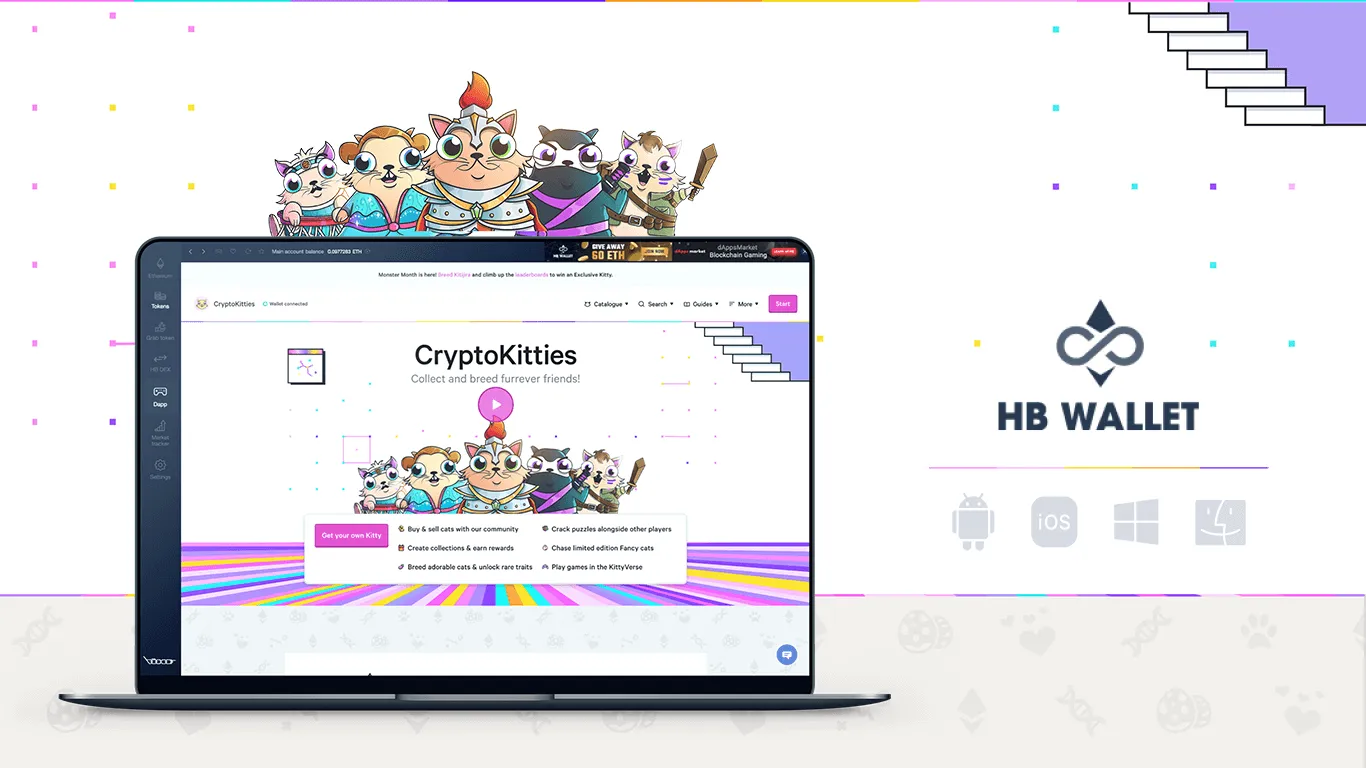 How To Play And Monetize Your Cryptokitties On HB Wallet 1 How to play Cryptokitties on HB Wallet