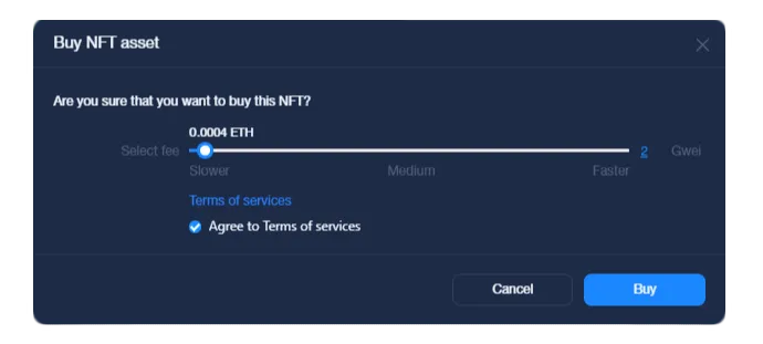 How To Play And Monetize Your Cryptokitties On HB Wallet 11 Set a Gas Price