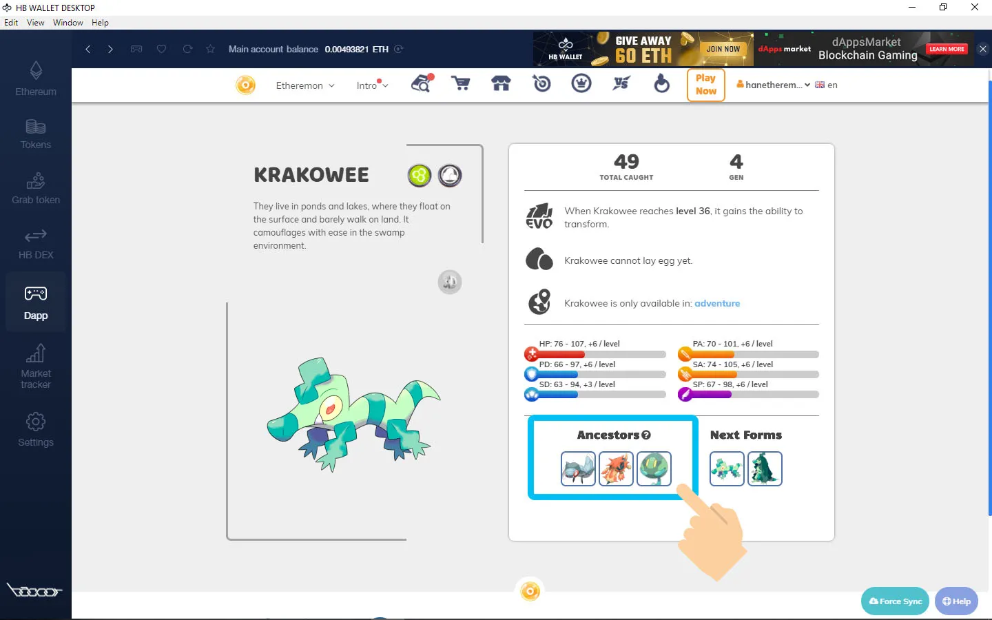 Krakowee's ancestors are Sonectid, Matara and Endorr