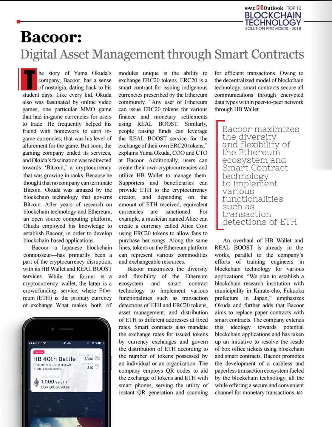 APAC CIO Outlook TOP 10