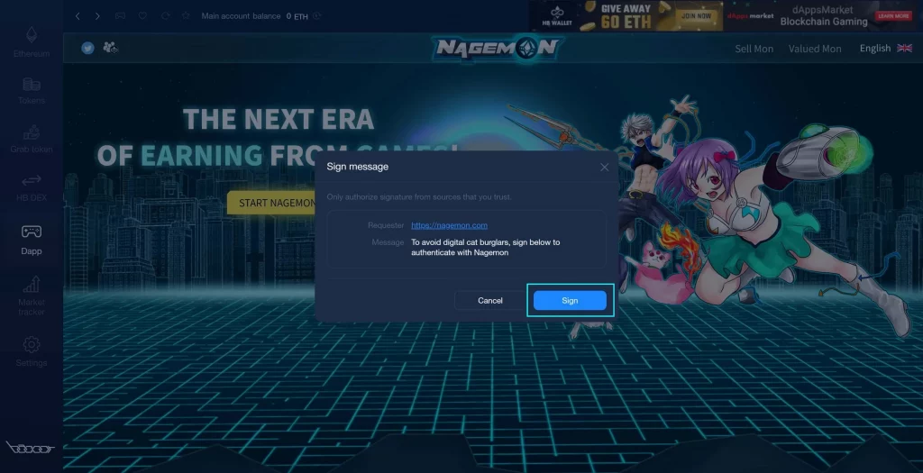 How to join Nagemon Daily Bonus? 5 Click Start Nagemon then click Sign
