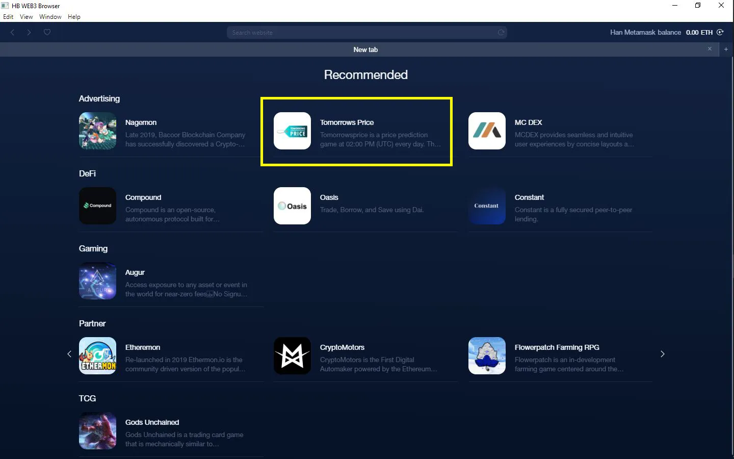 What is TomorrowsPrice and its Affiliate Program? 4 Click on 'Tomorrows Price'