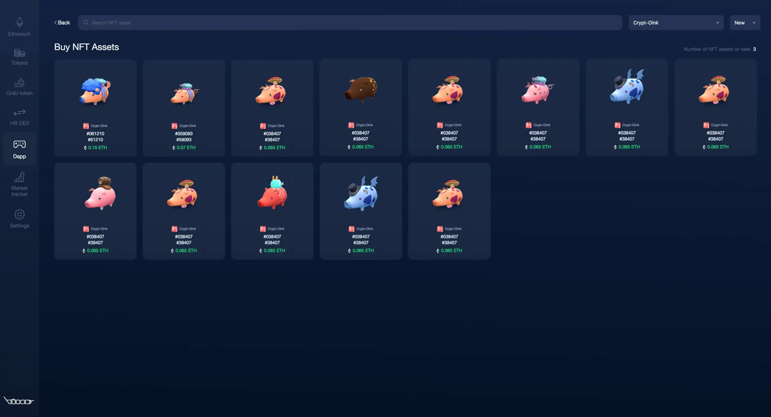 Click on the Cryton you adore to buy!