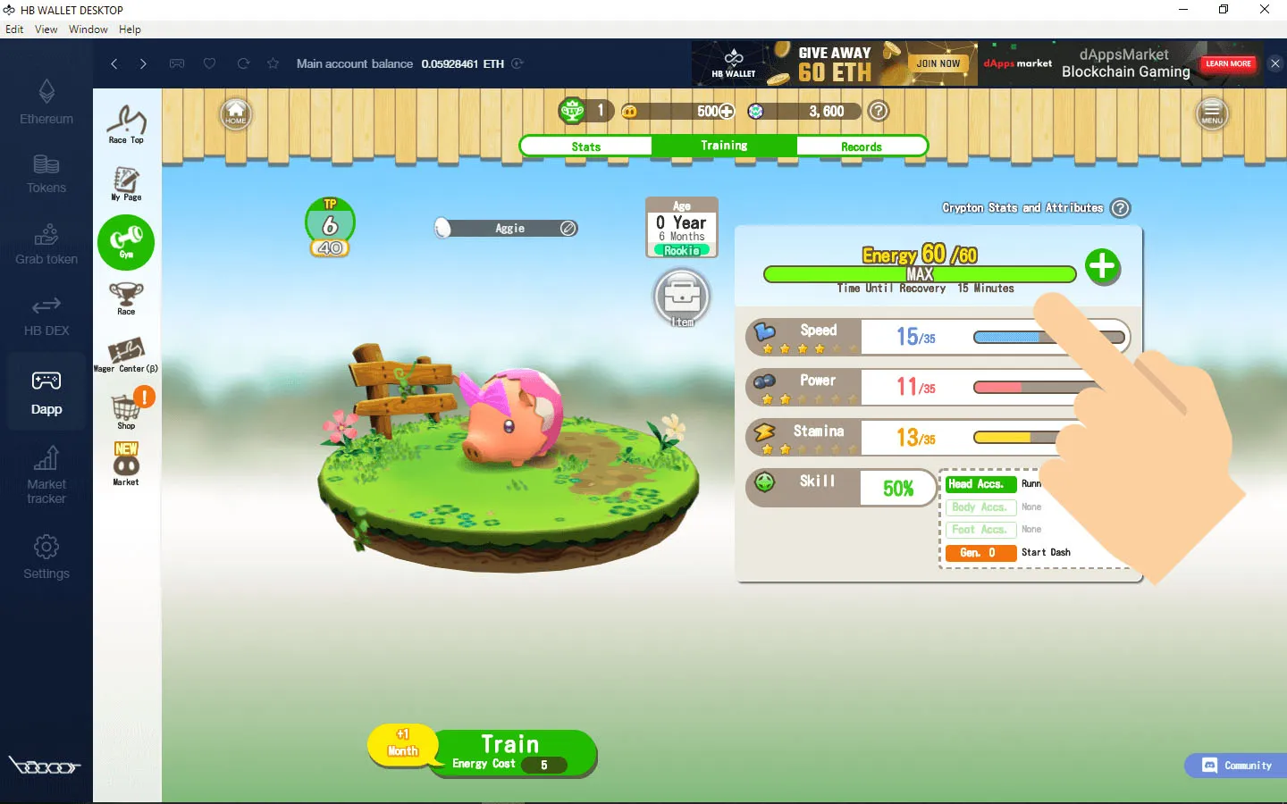 Energy will be used which will reduce the total Energy it reserves