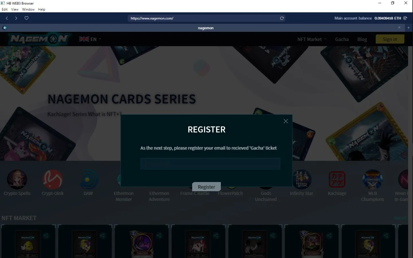 Important Updates on HB Wallet 3.4.1 12 Enter your email to register