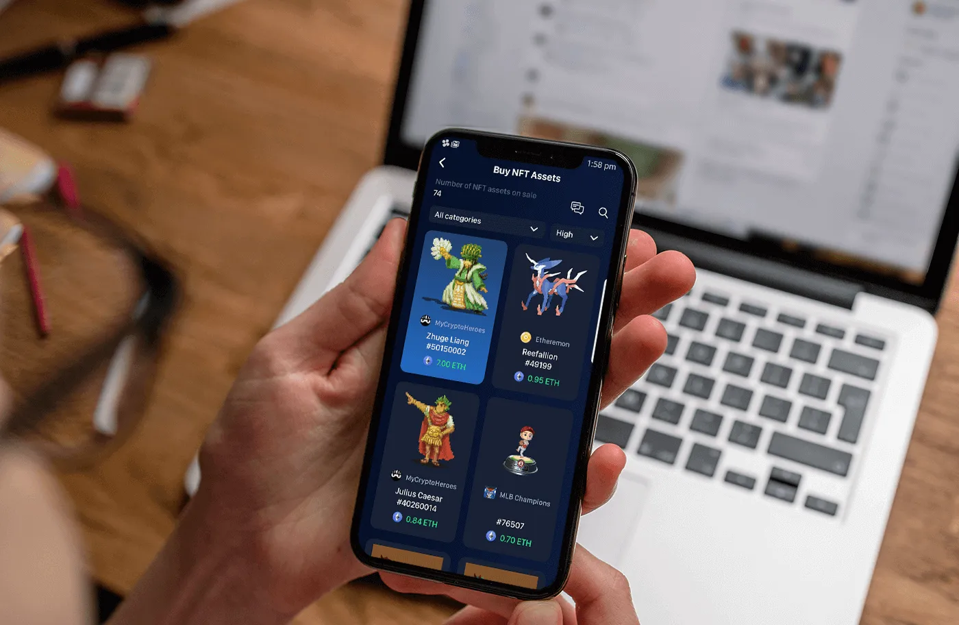 How Dapps revolutionize the entire games industry! 12 HB NFT Market