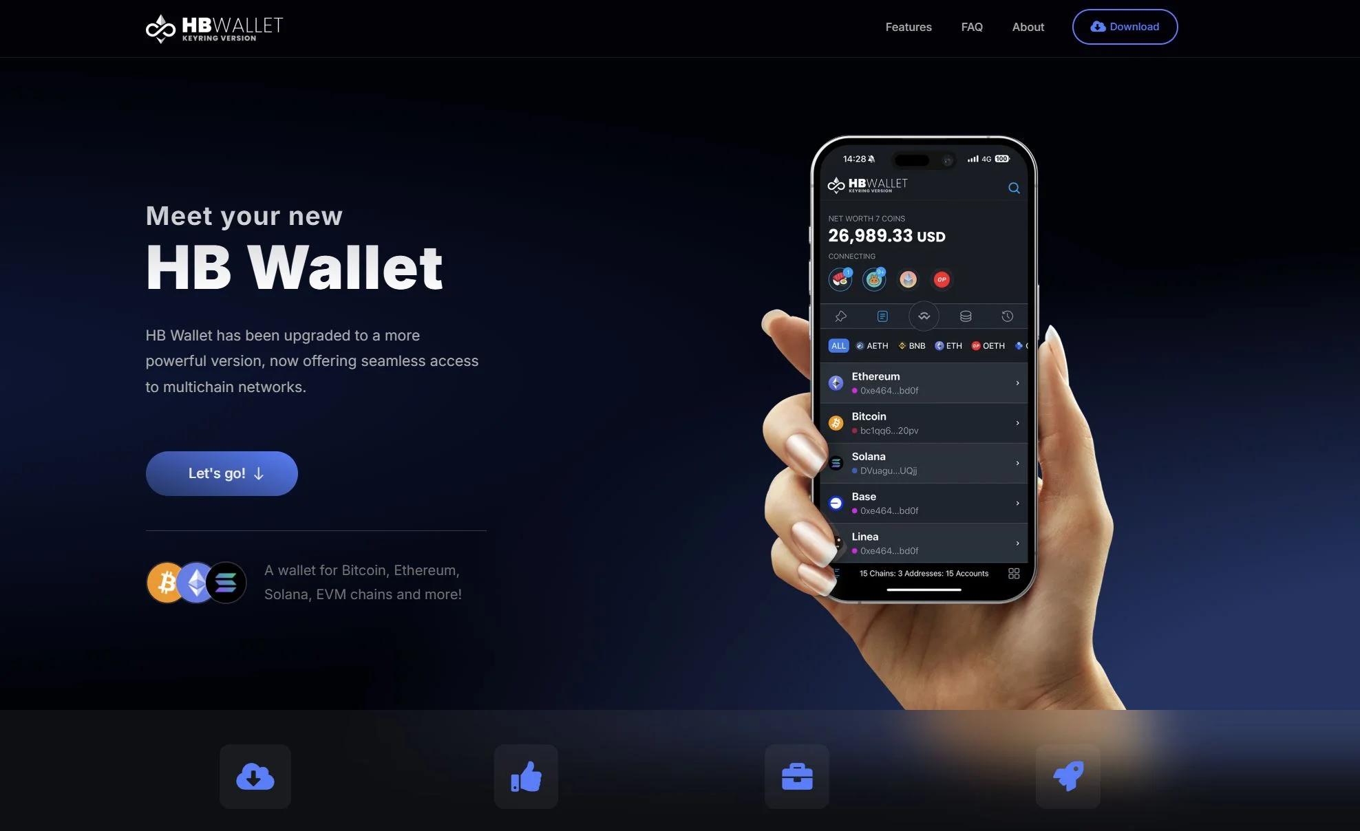 HB Wallet – Your Ultimate Wallet for BTC, ETH, SOL And More