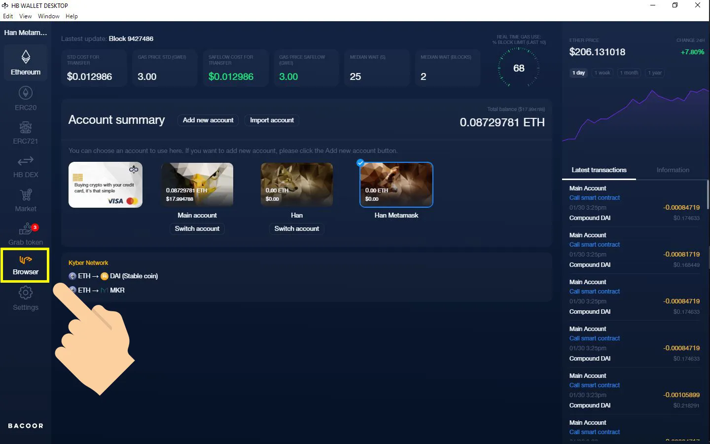 What is TomorrowsPrice and its Affiliate Program? 3 Launch HB Wallet 'Browser'