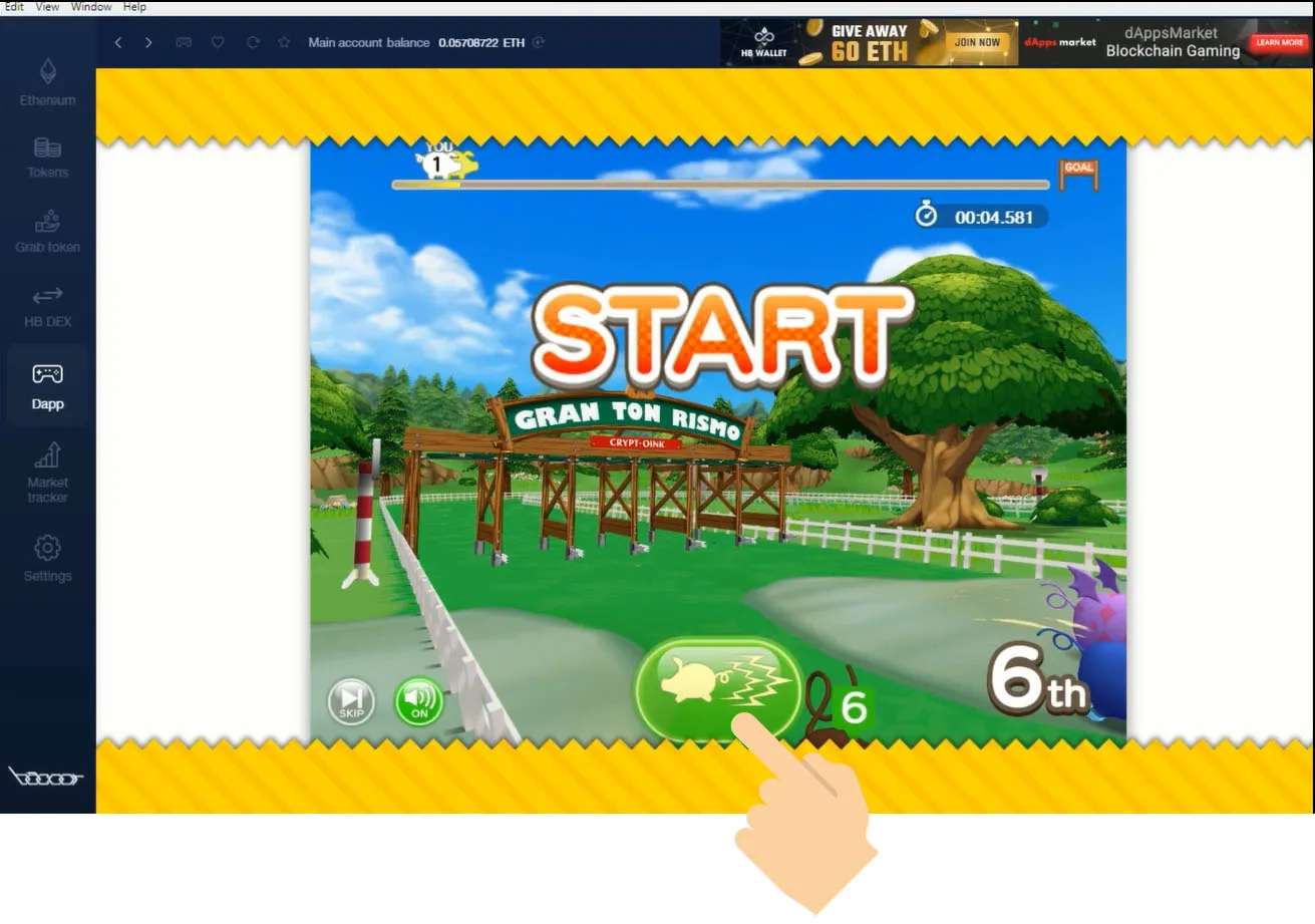 Press the button to cheer for your Crypton