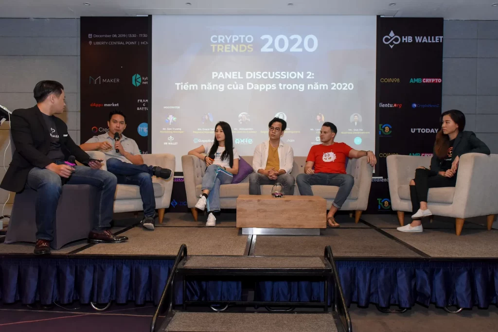 Representatives from TomoChain, DappRadar, Axie Infinity, Wisepass, Triip.me, and HB Wallet Team on Dapp's Prospects in 2020