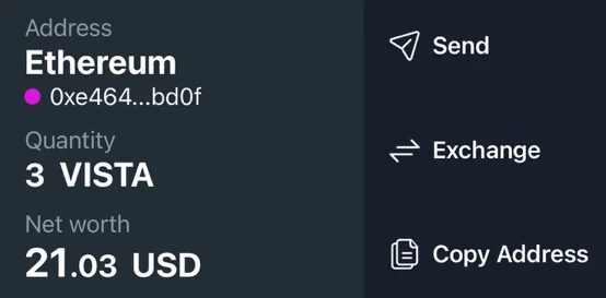 Send and receive token on HB Wallet