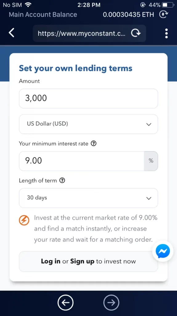 How to access Constant in HB Wallet 9 Set up your own lending terms
