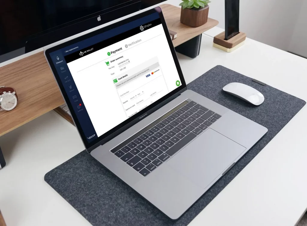 Simplex on HB Wallet