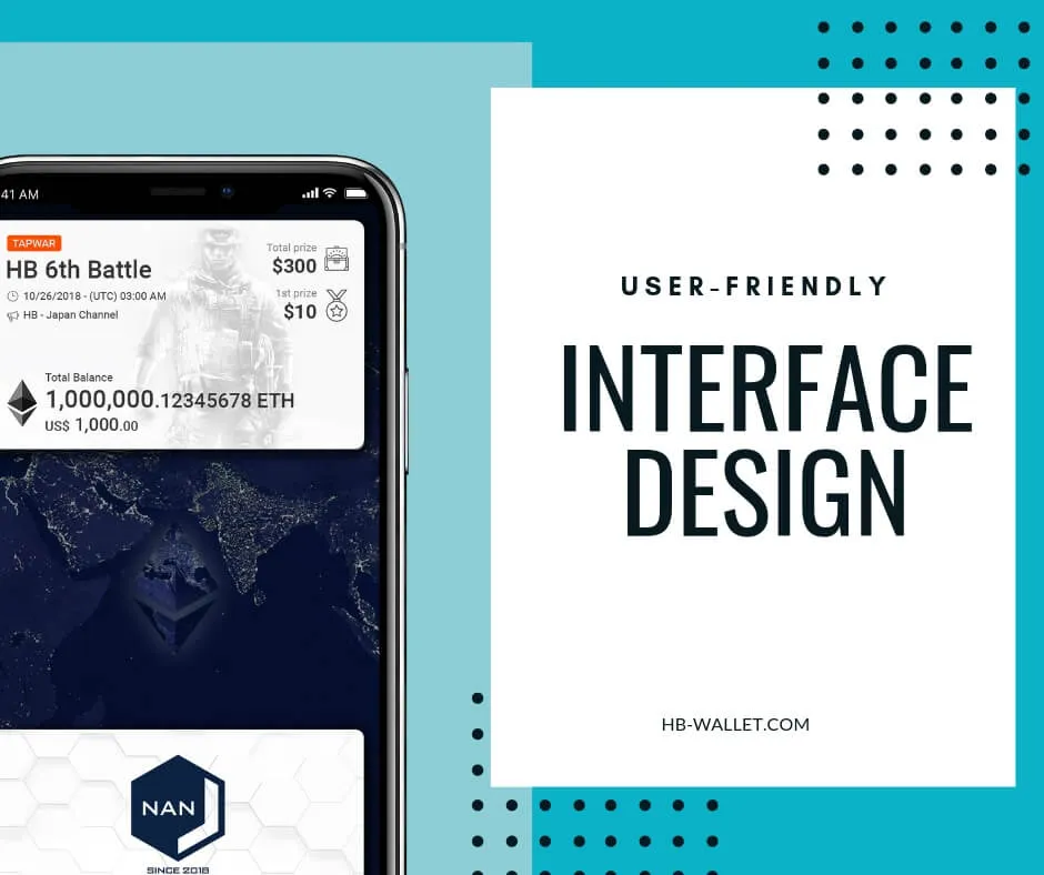 User-friendly interface app design