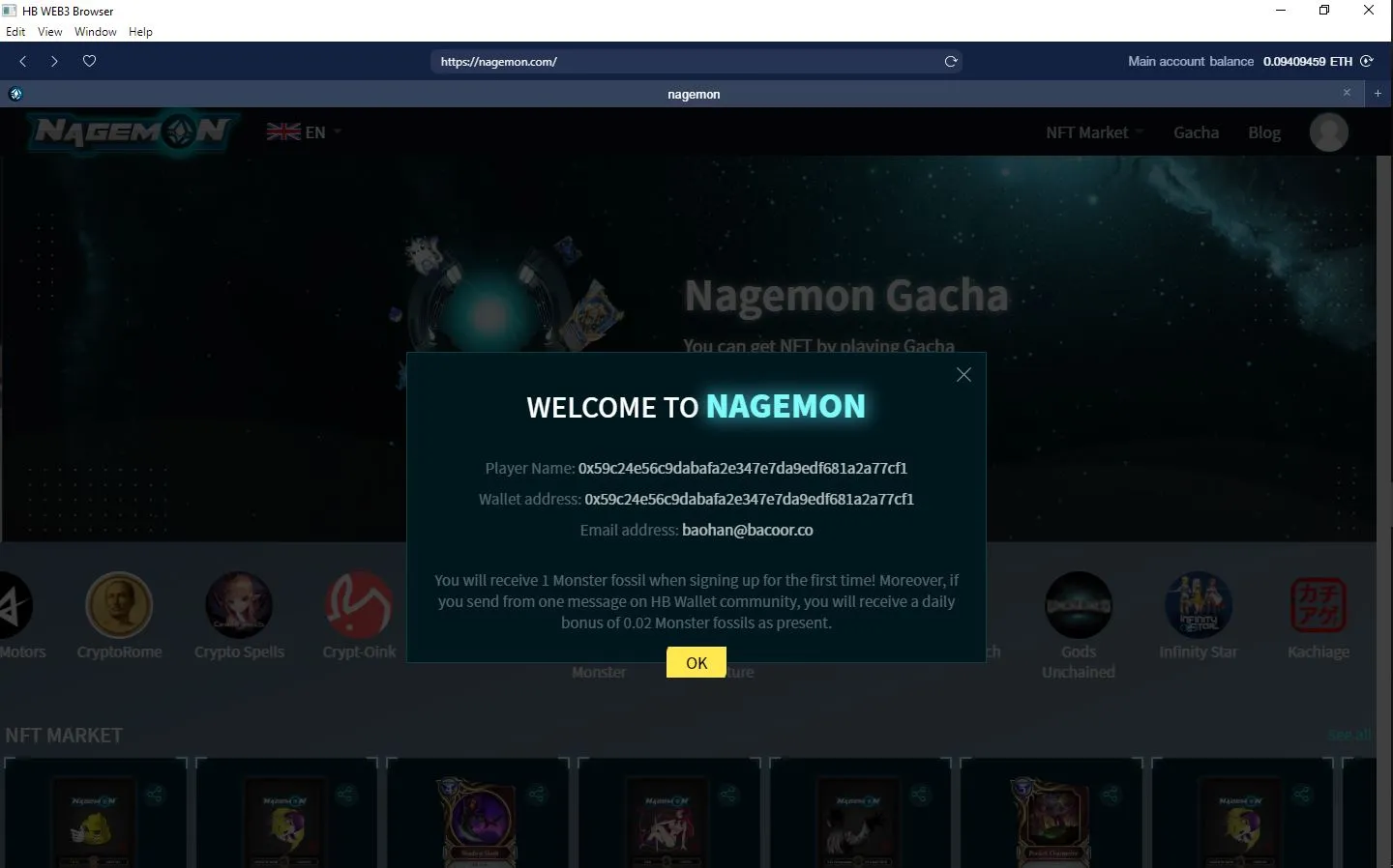 Important Updates on HB Wallet 3.4.1 13 Welcome to Nagemon!