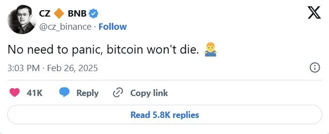 Is Bitcoin Dead? Debunking the Myth Once and for All 11 CZ tweet: No need to panic, bitcoin won't die