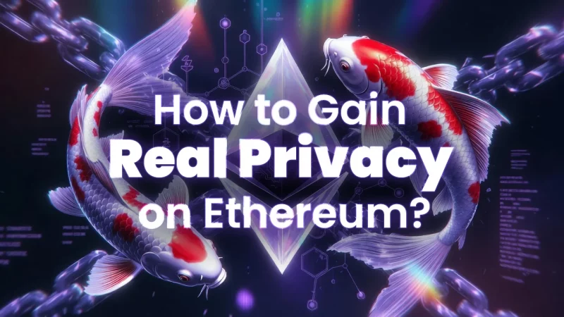 How to Gain Real Privacy on Ethereum? 1 How to gain real privacy on Ethereum